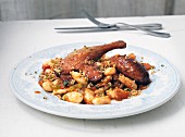 Cassoulet (bean stew with meat, France)