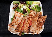 Quesadillas (mexikanisches Street Food in Los Angeles, USA)