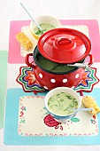 Courgette soup