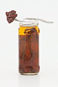 Dried tomatoes preserved in oil
