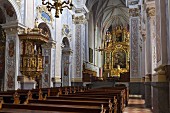 The abbey church at Göttweig, Austria