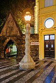 A Cubist lamp post on Jungmann-Square, Prague