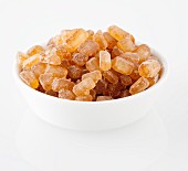 A bowl of rock sugar
