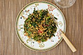 Quinoa and spinach salad