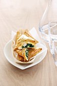Spanakopita (pastry parcels filled with spinach, Greece)