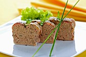 Liver terrines with herbs