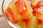 Pickled watermelon rinds (USA)