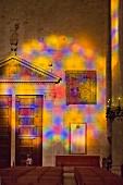 A light pattern in the cathedral of Palma de Majorca