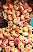 Vineyard peaches at a farmers' market