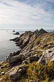 The rocky coastline at Pointe du Raz, Brittany, France