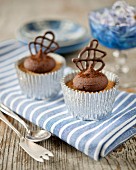 Chocolate cappuccino cupcakes