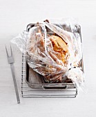 Chicken in a roasting bag