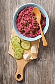 Beetroot hummus