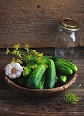 Gherkins and dill
