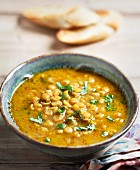Indian dhal with coriander