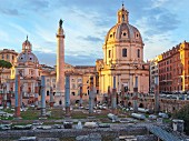 The Trajan's Forum in Rome