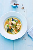 Lake Constance fish soup with vegetables