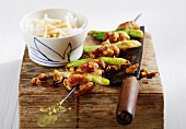 Yakitori (Japanese chicken skewers)