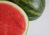 Wassermelone auf Marmor