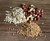 Nuts, grains and oats