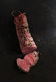 Sliced beef fillet