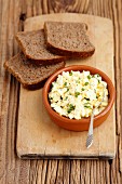 Egg salad and wholemeal bread
