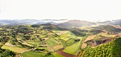A panoramic view of the Catalonia province, Spain