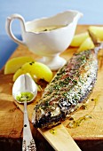 East Friesian mackerel with a white wine sauce (Germany)