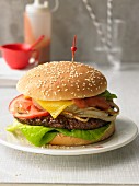 Big Kahuna Burger with teriyaki sauce