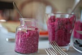 Beetroot mousse with horseradish for Passover