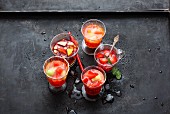 Fruity punch for a finger food party