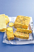 Cornbread with sweet potatoes and rosemary