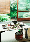 A laid dining table (Japan)