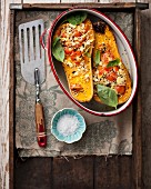 Stuffed butternut squash