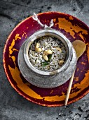 Rice with cashew nuts and curry