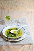 Vegetable soup for a detox diet