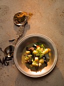 Vegetable stew with chestnuts and ras el hanout