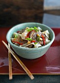 Beef with rice noodles (China)