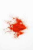 Paprika powder seen from above