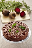 Beetroot and chocolate cake