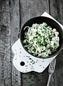 Potato salad with chives