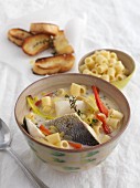 Zuppa di pesce alla genovese (Italian fish soup)