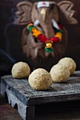 Paneer and millet ladoo (India)