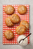 Nut and coconut biscuits