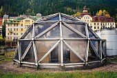 The dome of the congress house, Bad Gastein, Austria