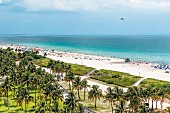 A beach in Southern Florida, USA