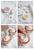 Blumen-Cupcakes zubereiten