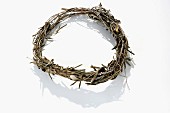 Basic wreath made from olive branches