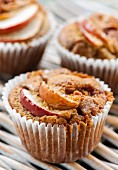 Caramel and apple muffins