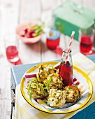 Courgette and feta muffins